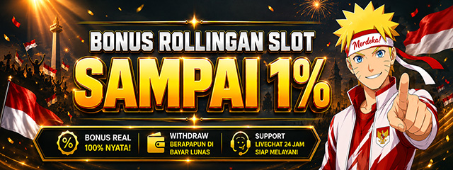 Bonus Rollingan SLOT 1%